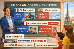 Falsos amigos entre el francés y el español